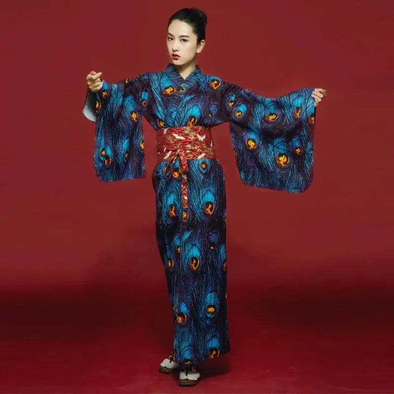 Kimono Damen Stil Japanisch 'Sanaé'