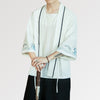 Kimono Jacke Weiß 'Welle Kanagawa'