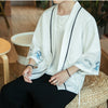 Kimono Jacke Weiß 'Welle Kanagawa'