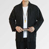 Kimono Jacke Weiß & Schwarz 'Kaito'