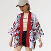 Damen Kimono Jacke Rot 'Nobuko'