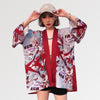 Damen Kimono Jacke Rot 'Nobuko'