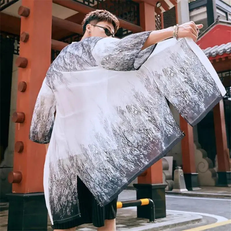 Kimono Jacke Lang 'Kazuko'