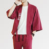Kimono Jacke mit japanischer Schrift 'Kanji'