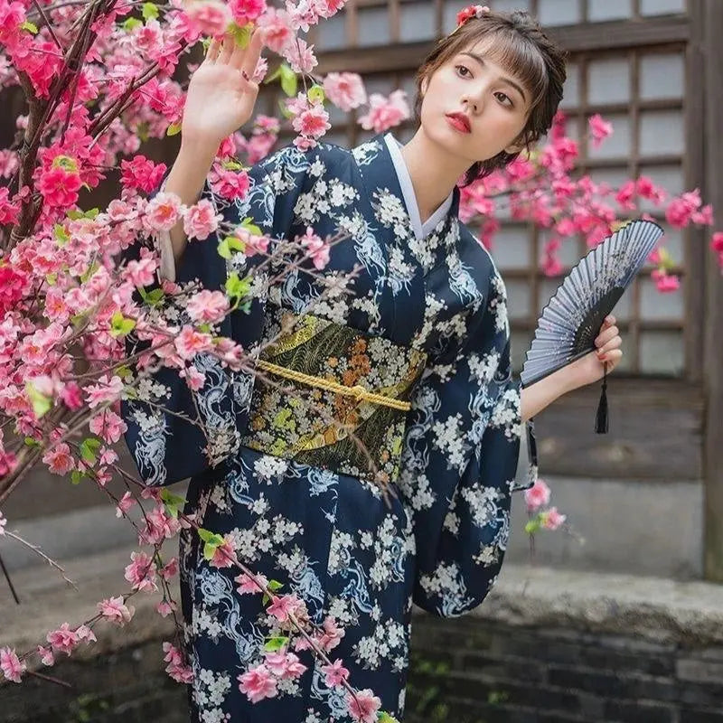 Echtes Japanisches Kimono für Frauen 'Akemi'