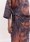 My Store Damen Kimono Bademantel blau | Kaido Damen Kimono Bademantel blau | Kaido