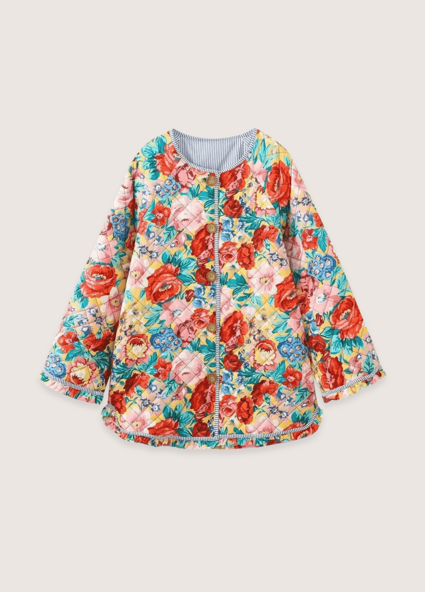 My Store Gep quiltete Kimono Jacke | Florale Explosion Gep quiltete Kimono Jacke | Florale Explosion