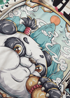 My Store Japanischer Kimono | Panda Künstler Japanischer Kimono | Panda Künstler