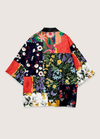 My Store Japanischer Kimono | Patchwork Floral Japanischer Kimono | Patchwork Floral