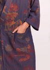 My Store Kimono Bademantel Blau Damen | Momiji Kimono Bademantel Blau Damen | Momiji