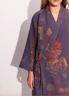 My Store Kimono Bademantel Blau Damen | Momiji Kimono Bademantel Blau Damen | Momiji