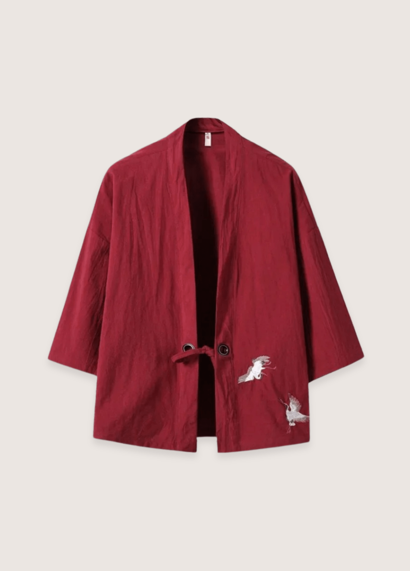 My Store Kimono Jacke Rote Leinen Kimono Jacke Rote Leinen