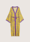 Langer Kimono | Gelbes Zebra