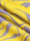 Langer Kimono | Gelbes Zebra