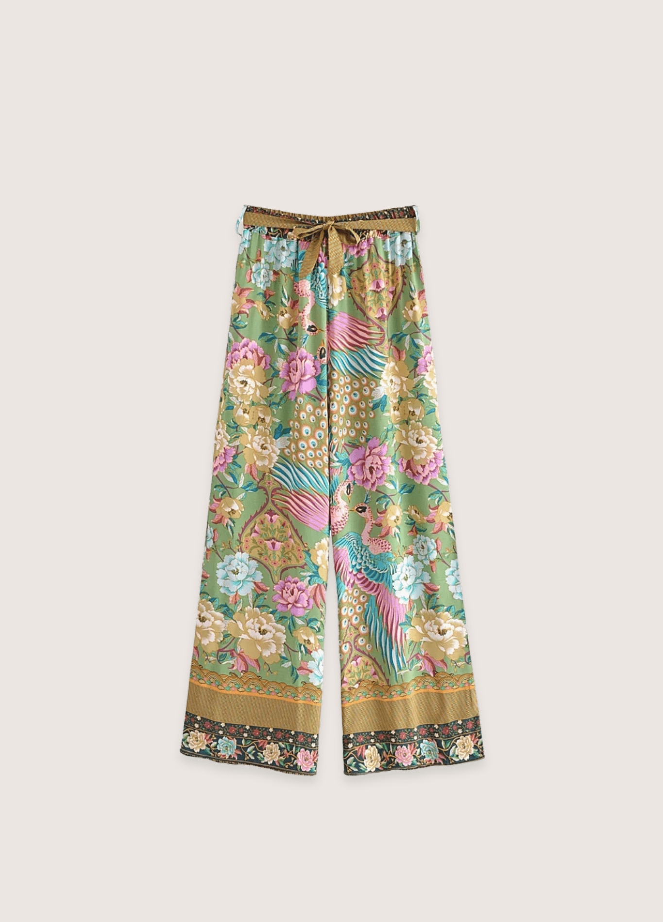 My Store Kimono Set mit schmalem Hosen mit Blumenmuster Kimono Set mit schmalem Hosen mit Blumenmuster