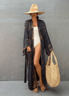 My Store antrazit / einzigartig Langer anthrazitfarbener Kimono mit Tie Dye Muster und Gürtel Langer anthrazitfarbener Kimono mit Tie Dye Muster und Gürtel 1005005841940236-style8-One Size