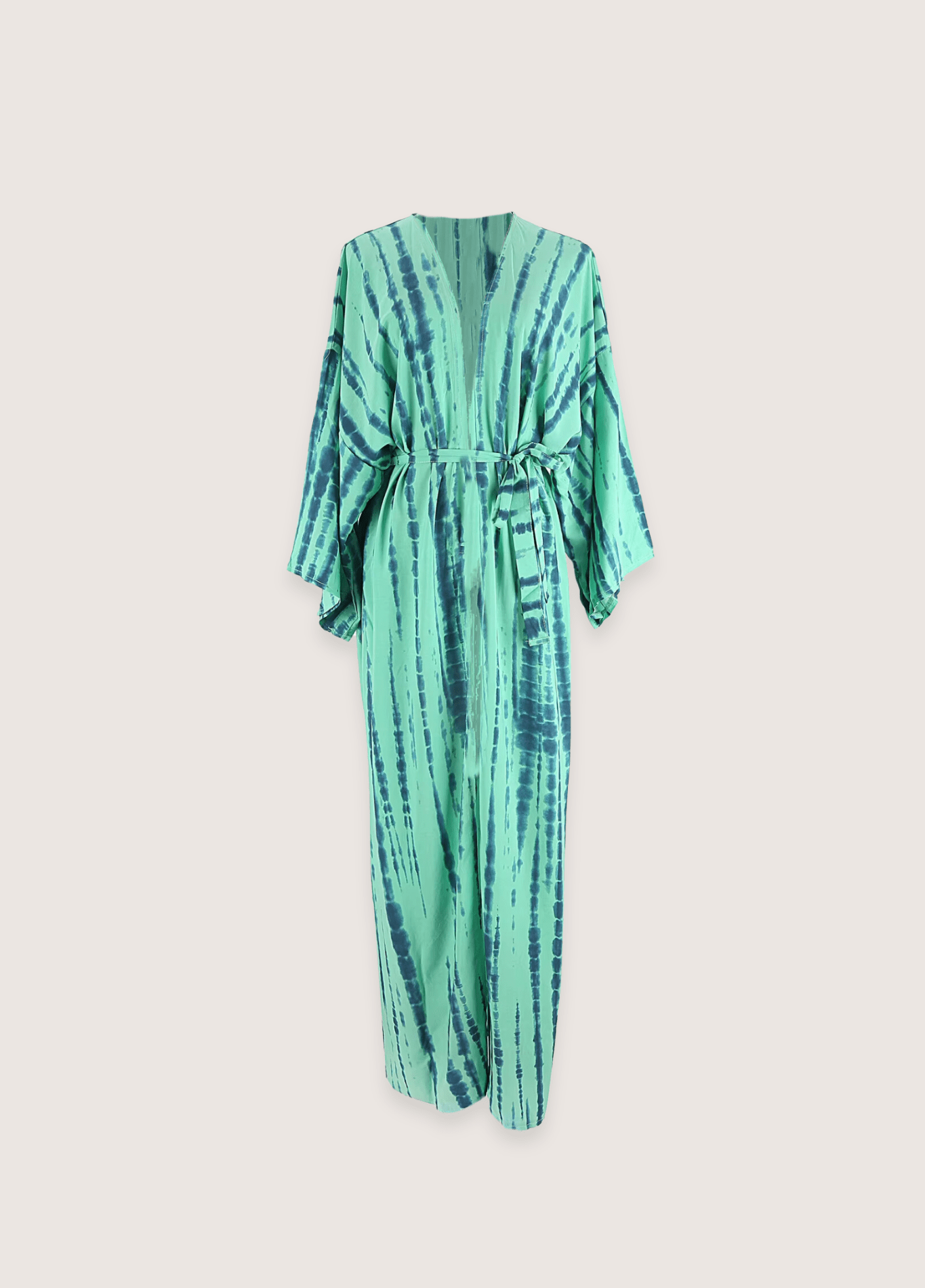 My Store grün / einzigartig Langer grüner Kimono mit Tie Dye Print Langer grüner Kimono mit Tie Dye Print 1005005841940236-style4-One Size
