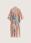 My Store Langer Kimono beiger rosafarbener | Fleur et Paon Bohème Langer Kimono beiger rosafarbener | Fleur et Paon Bohème