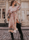 My Store rosa / einzigartig Langer Kimono | Rosen Bohème Langer Kimono | Rosen Bohème 1005004123579776-Q996-pink-One Size