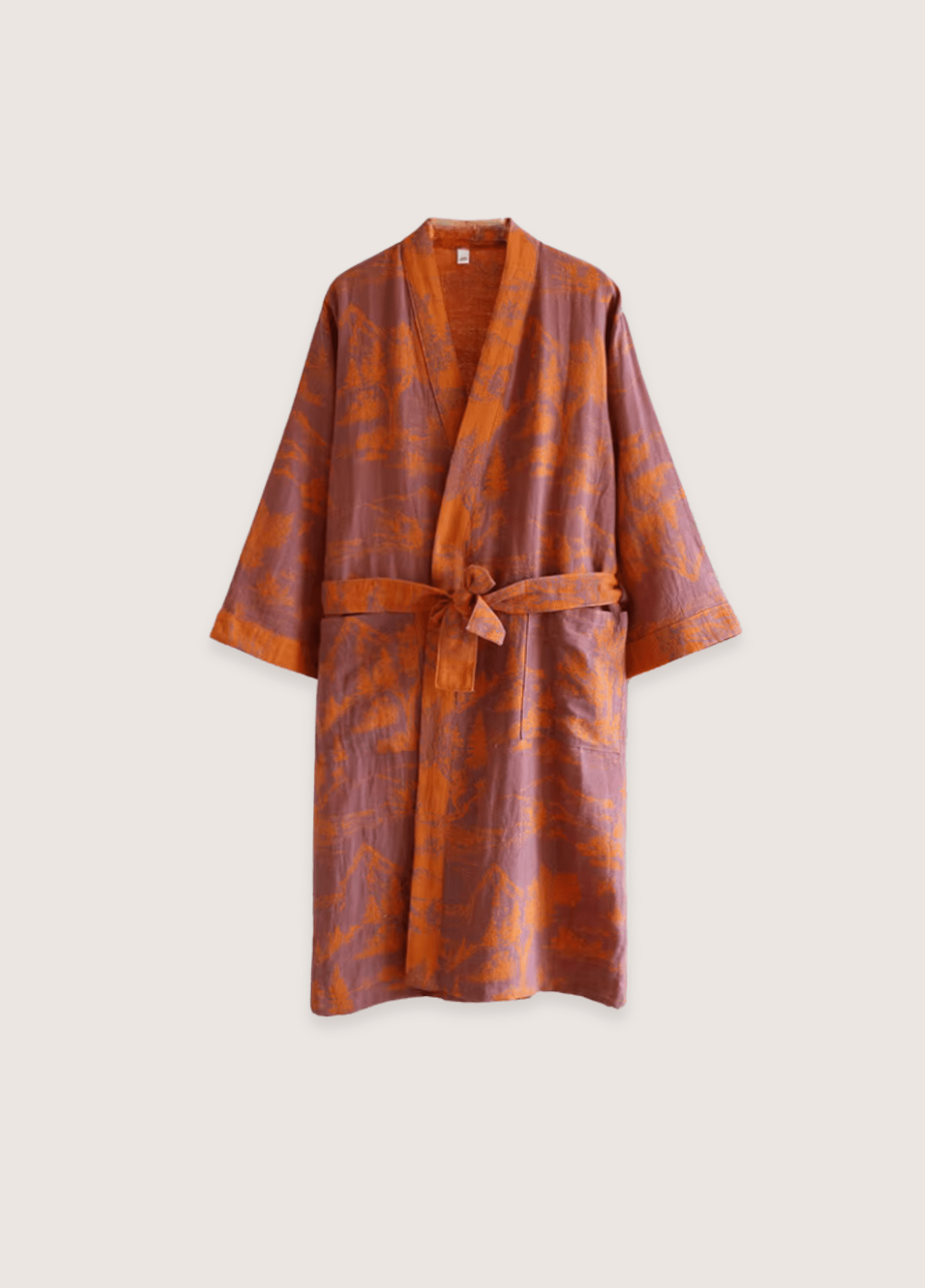 My Store Orangenes Kimono Peignoir für Frauen | Ukiyo Orangenes Kimono Peignoir für Frauen | Ukiyo