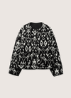 My Store schwarz / XS Schwarz weiße Kimono Jacke | Ikat Schwarz weiße Kimono Jacke | Ikat 1005006982482144-black-XS