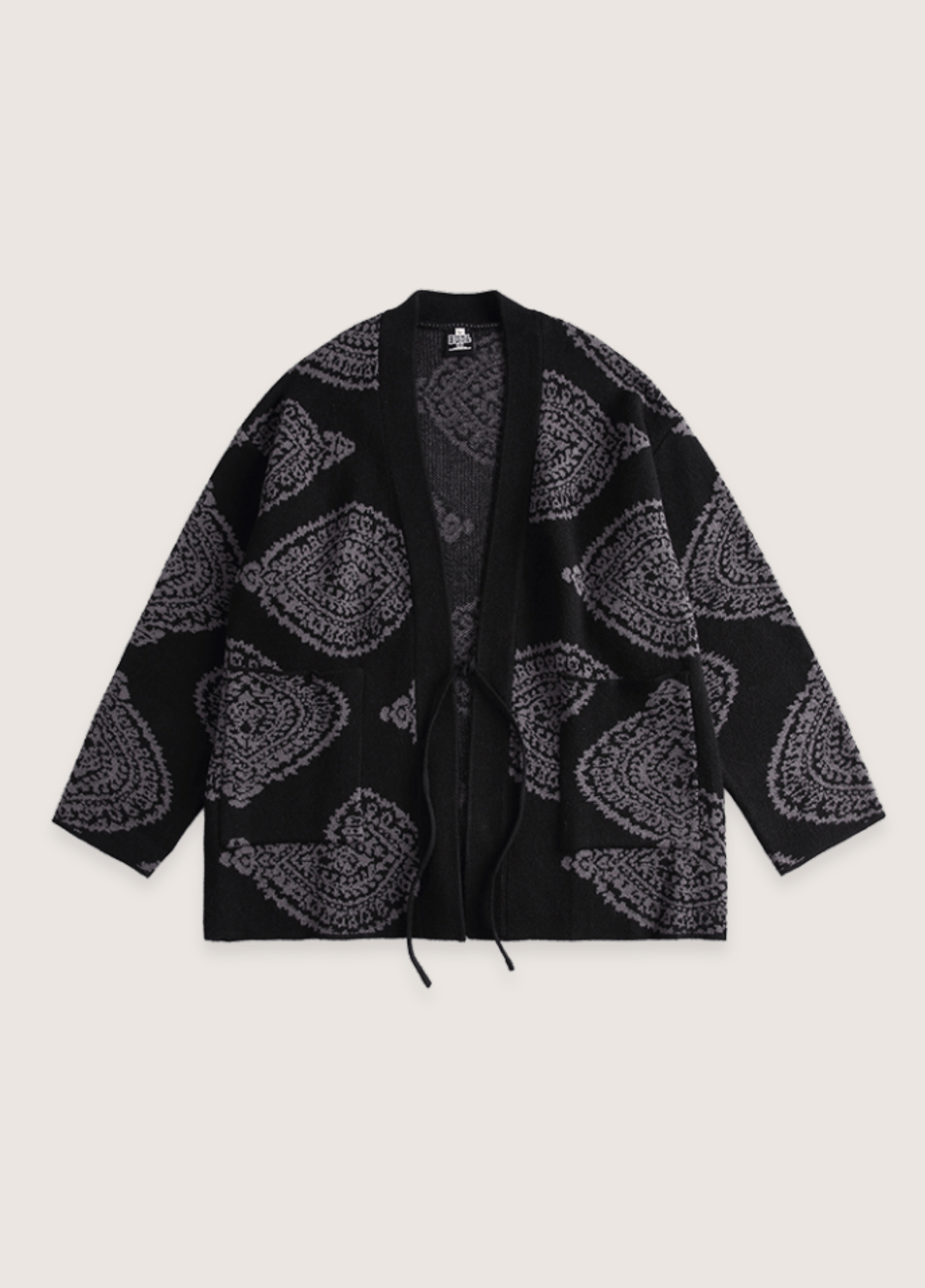 My Store Schwarze Kimono Jacke | Paisley Muster Schwarze Kimono Jacke | Paisley Muster
