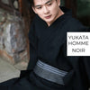 My Store Schwarzer Japanischer Yukata für Herren Schwarzer Japanischer Yukata für Herren