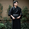 My Store Schwarzer Japanischer Yukata für Herren Schwarzer Japanischer Yukata für Herren