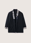 My Store schwarz / M Schwarzer Kimono Mantel | Zeitgenössischer Cardigan Schwarzer Kimono Mantel | Zeitgenössischer Cardigan 1005006058676593-Black-M