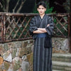 My Store Grau / M Traditioneller Gestreifter Herren Yukata in Grau Traditioneller Gestreifter Herren Yukata in Grau 3256804434566762-17-M-China