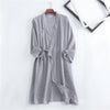 My Store Hellgrau / L Traditioneller Kimono Nachtkleid Traditioneller Kimono Nachtkleid 3256803187519889-Light gray (woman)-L