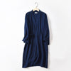 My Store Marineblau / L Traditioneller Kimono Nachtkleid Traditioneller Kimono Nachtkleid 3256803187519889-Navy blue (woman)-L