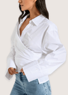 My Store Weißer Kimono | Wickeloberteil Weißer Kimono | Wickeloberteil